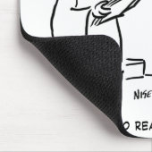 Bridge Will Karo Small Print Cartoon Mousepad (Ecke)