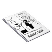 Bridge Will Karo Small Print Cartoon Notizblock (Rechte Seite)