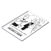 Bridge Will Karo Small Print Cartoon Notizblock (Linke Seite)