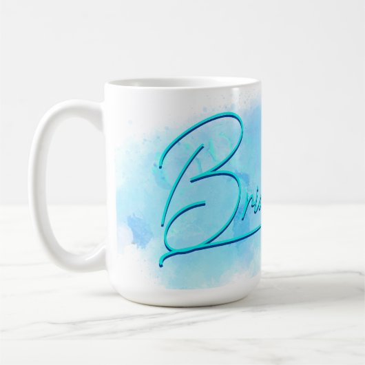 Bridge Wording Foto Template Paint Splotch Kaffeetasse (Links)