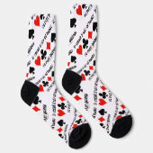 Bridge zu spielen braucht viel Herz Socken (Rechts)