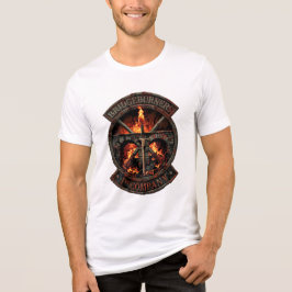 Bridgeburners Emblem - Malazan 1st Company Militar Tri-Blend Shirt