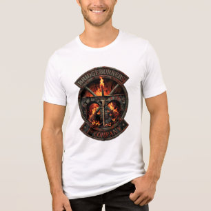 Bridgeburners Emblem - Malazan 1st Company Militar Tri-Blend Shirt