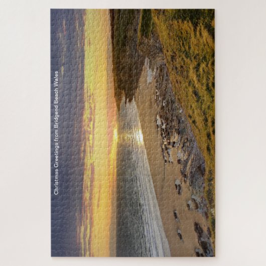 Bridgend Beach Wales Jigsaw Puzzle (Vertikal)