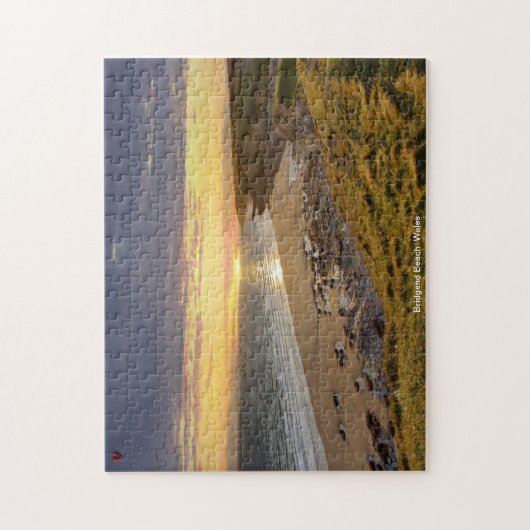 Bridgend Beach Wales Puzzle (Vertikal)