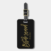 Bridgeplatz mit Diamantschwarz Gepäckanhänger (Vorderseite vertikal)