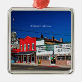 Bridgeport California als Foto gekennzeichnet Ornament Aus Metall (Vorne)