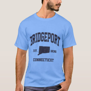 Bridgeport Connecticut CT USA Vintage-State-Athlet T-Shirt