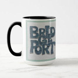 Bridgeport Connecticut Denim Mug Tasse