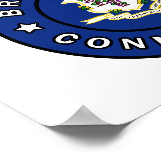 Bridgeport Connecticut Poster (Ecke)