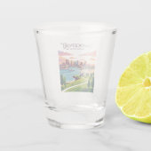 Bridgeport Connecticut Schnapsglas (Rückseite)