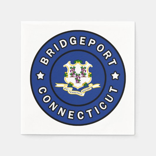 Bridgeport Connecticut Serviette (Vorderseite)