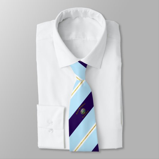 Bridgeport (Connecticut) - Stadtflagge Neck Tie Krawatte (Gebunden)