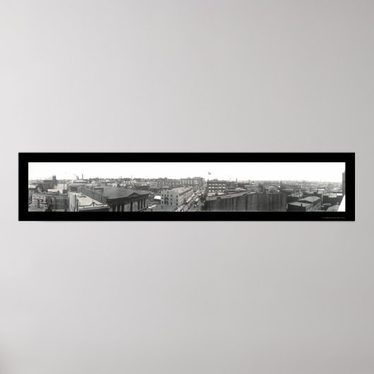 Bridgeport, CT Foto 1913 Poster (Vorne)