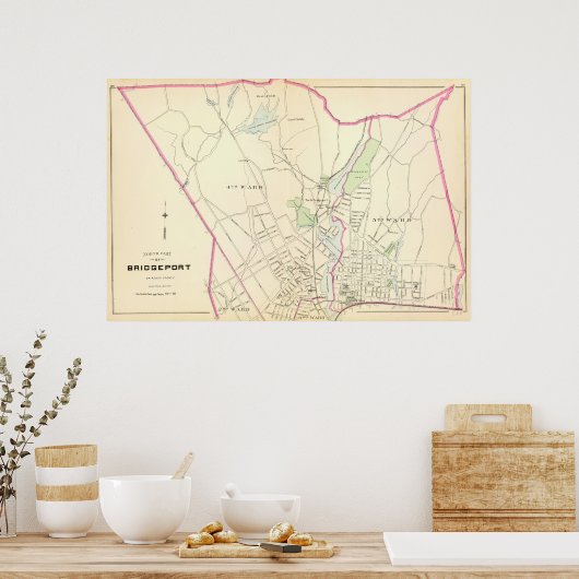 Bridgeport, nördlich poster (Küche)