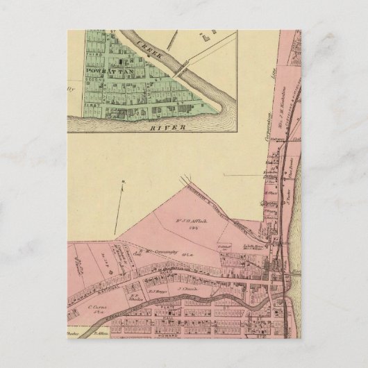 Bridgeport Postkarte (Vorderseite)