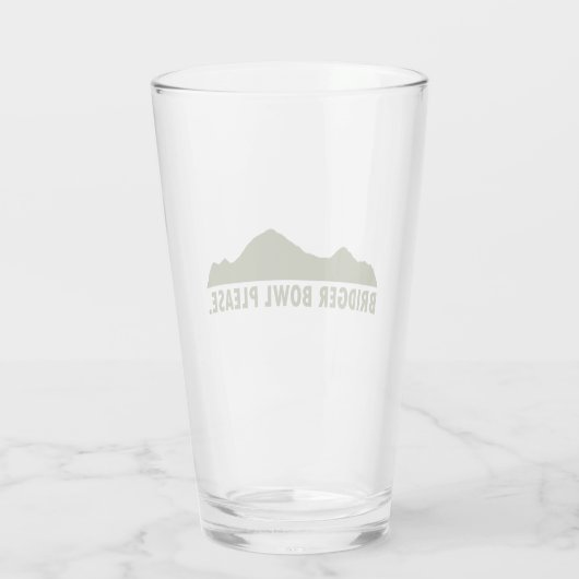 Bridger Bowl Bitte Glas (Rückseite)