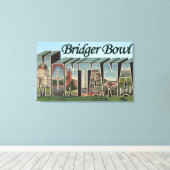 Bridger Bowl, Montana - Große Briefszenen Leinwanddruck (Insitu (Holzboden))