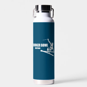 Bridger Bowl Montana Skier Trinkflasche