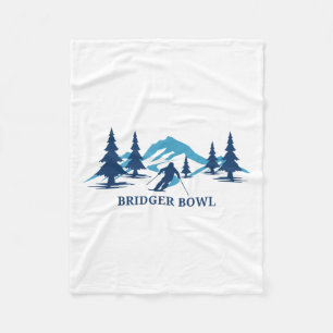 Bridger Bowl Montana Skigebiet Skifahren _1 Fleecedecke