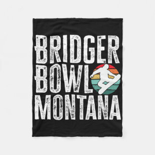 Bridger Bowl Montana Snowboarden Snowboard Snowbo Fleecedecke