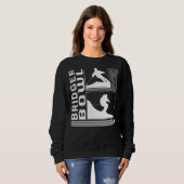 Bridger Bowl Skiing Skier Winter Snowboard Snowboa Sweatshirt (Vorne ganz)