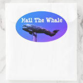 Bridger Bowl Whale Sticker (Tasche)