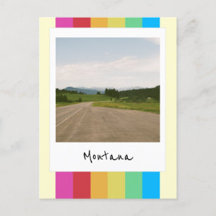 Bridger Canyon Retro Sofortbildkamera Postkarte