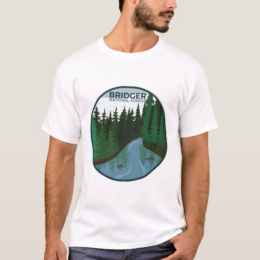Bridger National Forest T-Shirt (Vorderseite)