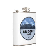 Bridger Range Montana Camping Flachmann (Rechts)