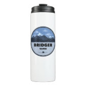 Bridger Range Montana Camping Thermosbecher (Vorderseite)