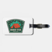 Bridger-Teton National Forest Camping Gepäckanhänger (Rückseite horizontal)