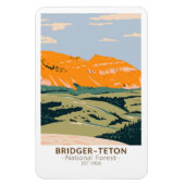 Bridger Teton National Forest Sheep Mountain Magnet (Vertikal)