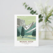 Bridger Teton National Forest Upper Green River Postkarte (Stehend Vorderseite)