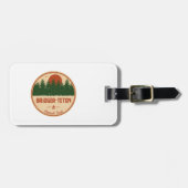 Bridger-Teton-Nationalwald Gepäckanhänger (Vorderseite horizontal)