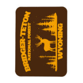 Bridger-Teton-Nationalwald Magnet (Vertikal)