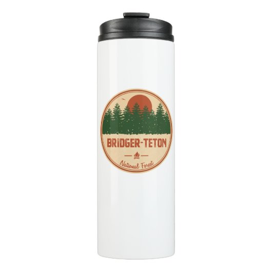 Bridger-Teton-Nationalwald Thermosbecher (Vorderseite)
