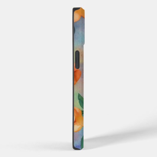 Bridgerton Boho inspirierte Aquarellorange Case-Mate iPhone Hülle (Rückseite / Rechts)