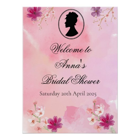 Bridgerton Bridal Shower Poster (Vorderseite)