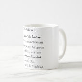 Bridgerton Buchtitel Kaffeetasse (VorderseiteRechts)
