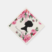 BRIDGERTON FLORAL BRAUTPARTY SERVIETTE (Ecke)