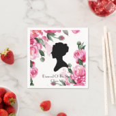 BRIDGERTON FLORAL BRAUTPARTY SERVIETTE (Beispiel)