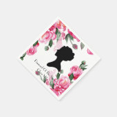 BRIDGERTON FLORAL BRAUTPARTY SERVIETTE (Ecke)