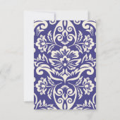 Bridgerton Inspired Regency Lavender Silhouette Save The Date (Rückseite)