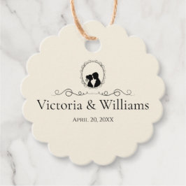Bridgerton Inspired Regency Society Favor Tag Geschenkanhänger