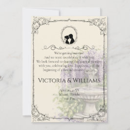 Bridgerton Inspired Regency Society Paper Wedding Einladung