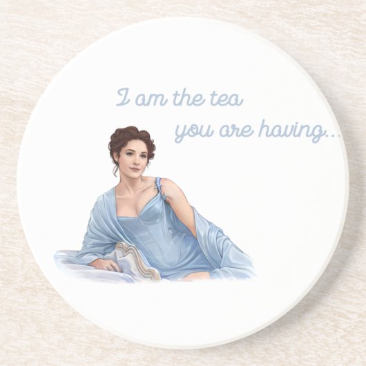 Bridgerton inspiriert getränkeuntersetzer (Vorne)