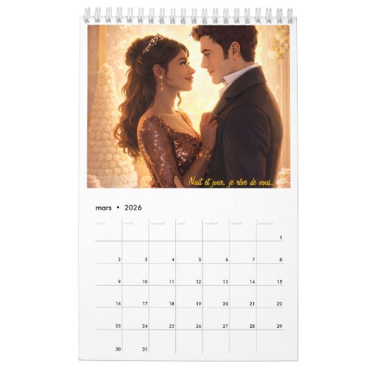Bridgerton inspiriert kalender (Mär 2026)