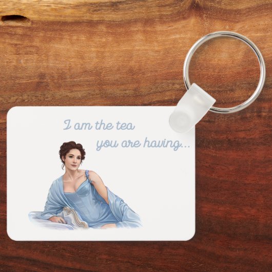 Bridgerton inspiriert schlüsselanhänger (Vorderseite)