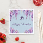 Bridgerton Inspirierte Floral Birthday Napkins Serviette (Beispiel)